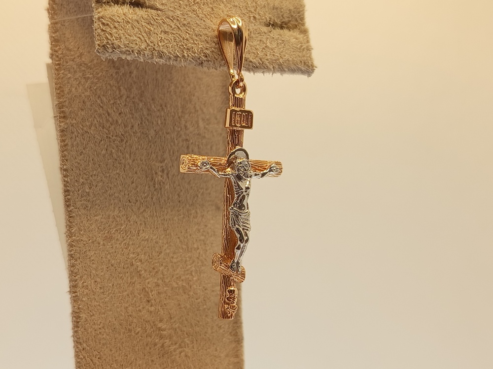 ПОДВЕСКА КРЕСТ (Au 585)