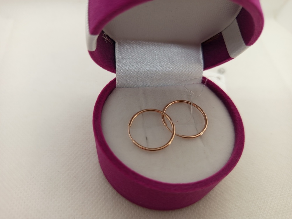 СЕРЬГИ КОНГО без камня (Au 585)