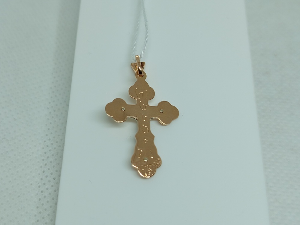ПОДВЕСКА КРЕСТ БЕЗ КАМНЯ (Au 585)