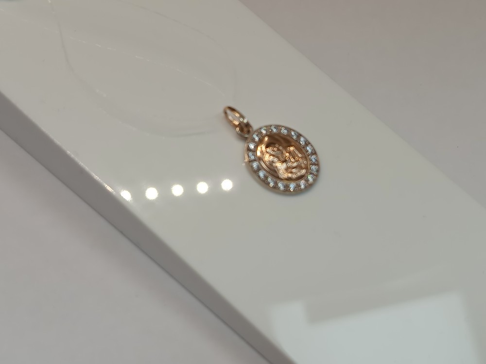 ПОДВЕСКА ИКОНА с камнями (Au 585)