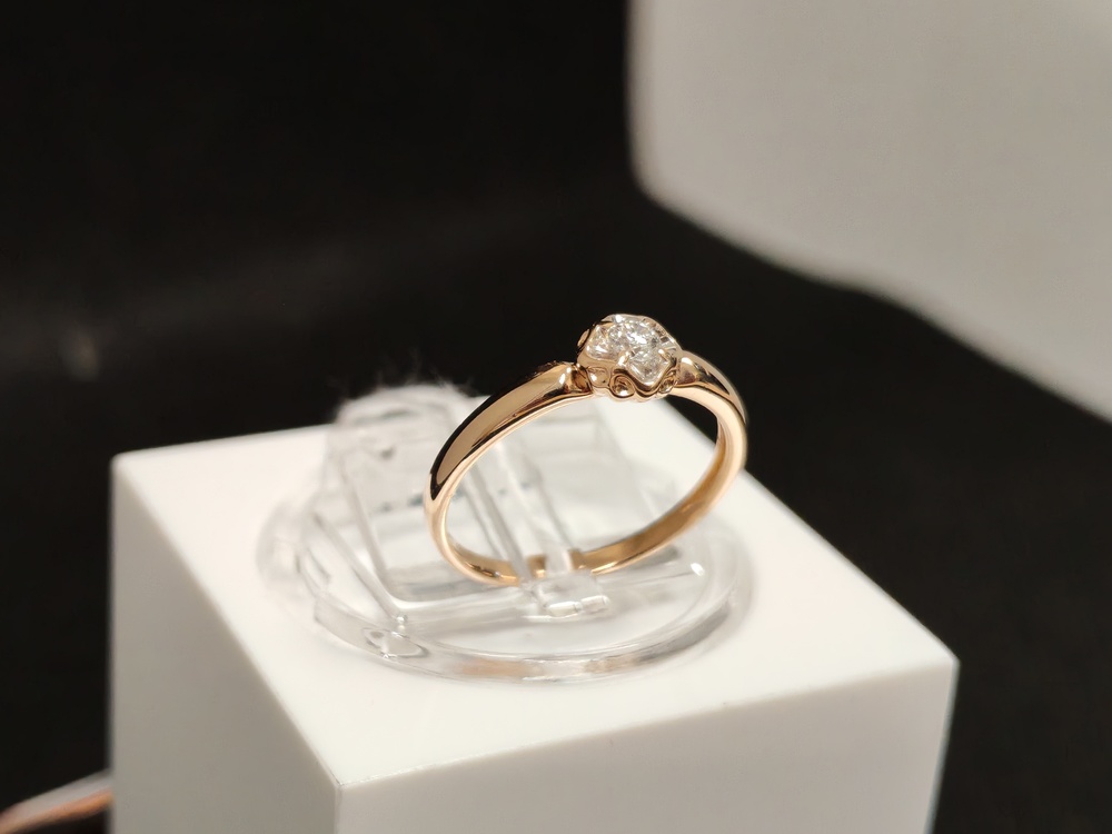 КОЛЬЦО БРИЛЛИАНТ Au 585