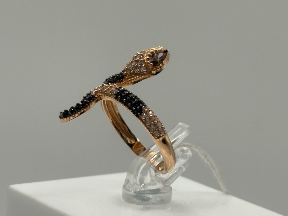 КОЛЬЦО С КАМНЯМИ (Au 585)