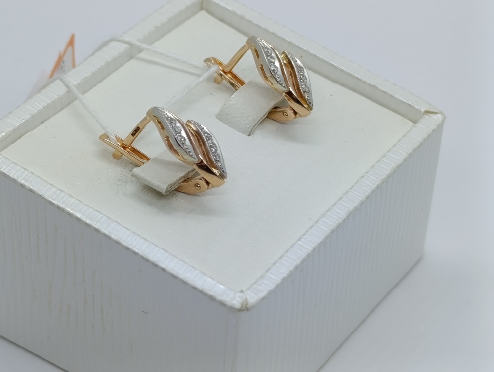 СЕРЬГИ С КАМНЯМИ (Au 585)