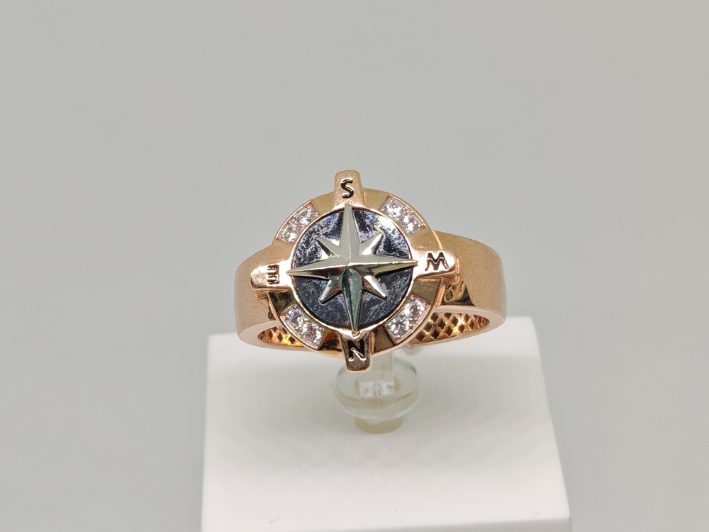 ПЕЧКМИ585 ПЕЧАТКА С КАМНЯМИ (Au 585)