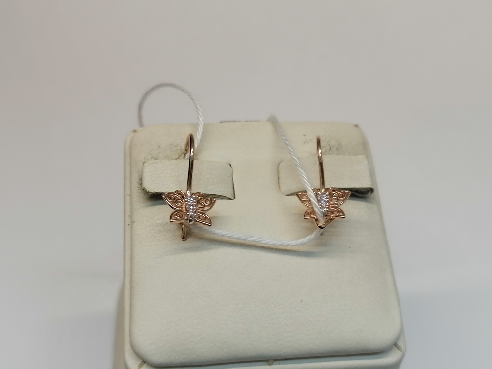 СЕРЬГИ С КАМНЯМИ (Au 585)