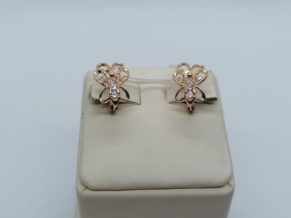 СКМИ585 СЕРЬГИ С КАМНЯМИ (Au 585) СКМИ585 СЕРЬГИ С КАМНЯМИ (Au 585)