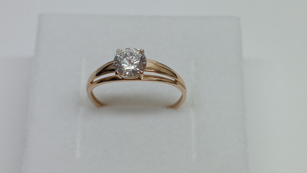 КОЛЬЦО С КАМНЕМ (Au 585)