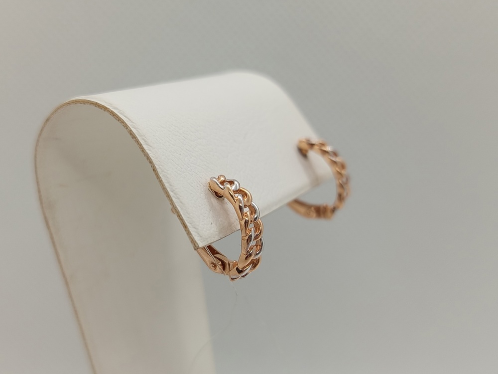 СЕРЬГИ БЕЗ КАМНЯ (Au 585)