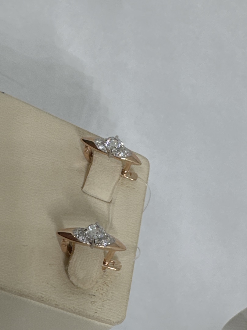 СЕРЬГИ С КАМНЯМИ (Au 585)