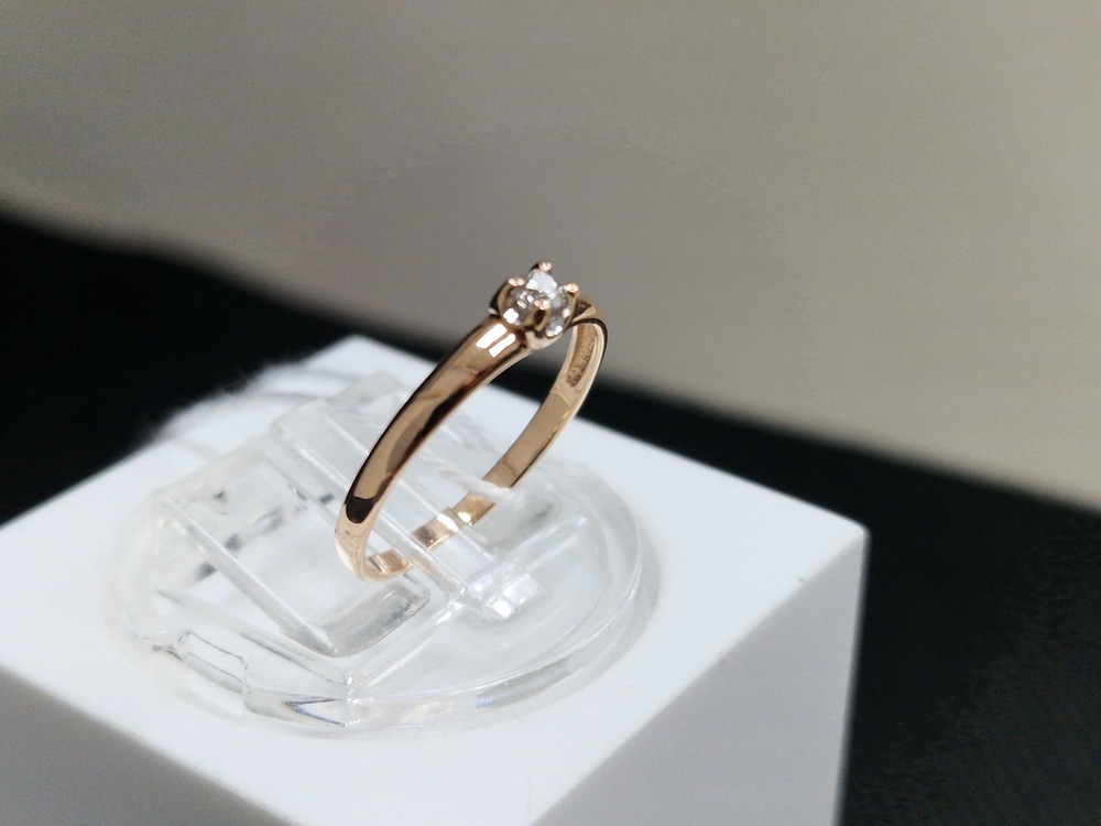 КОЛЬЦО БРИЛЛИАНТ Au 585