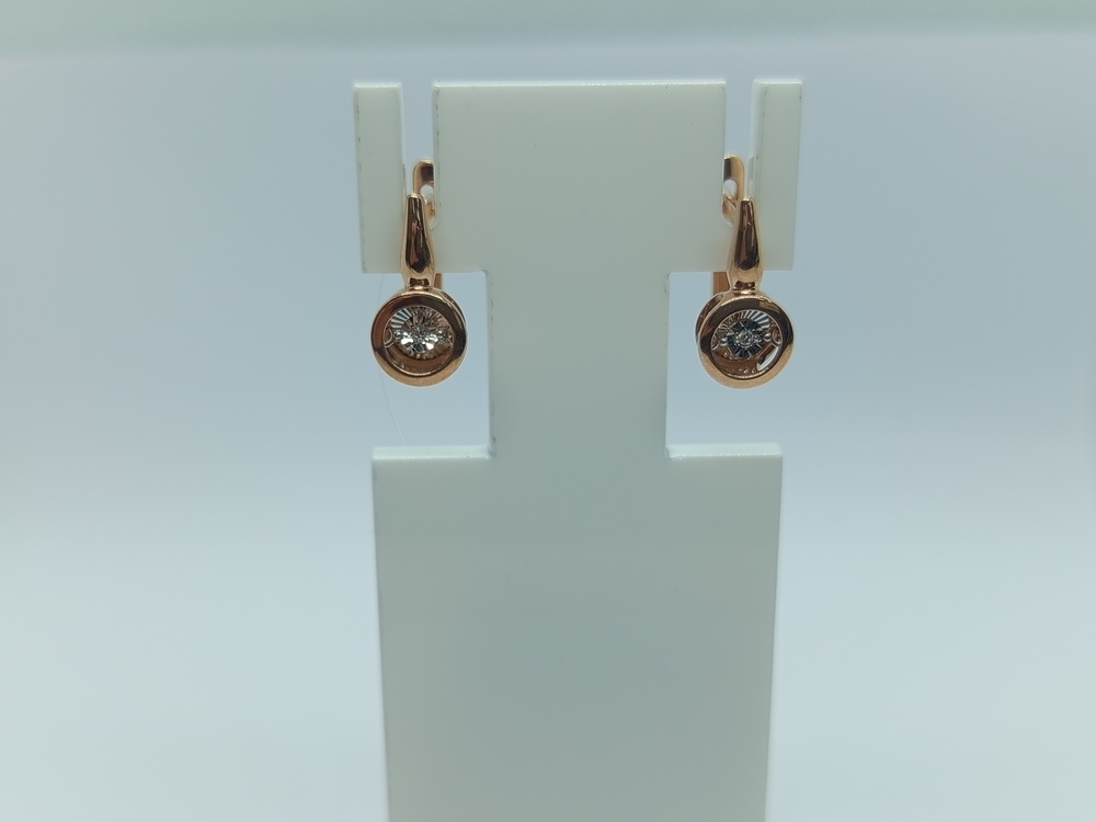 СЕРЬГИ БРИЛЛИАНТ (Au 585)