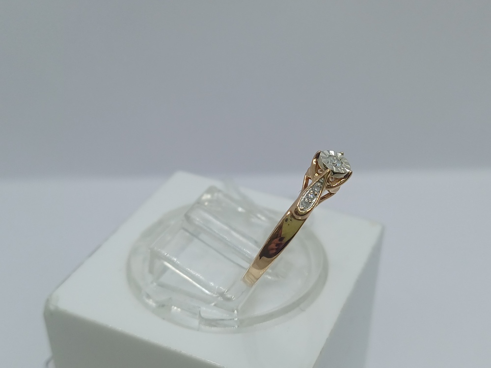 КОЛЬЦО БРИЛЛИАНТ Au 585