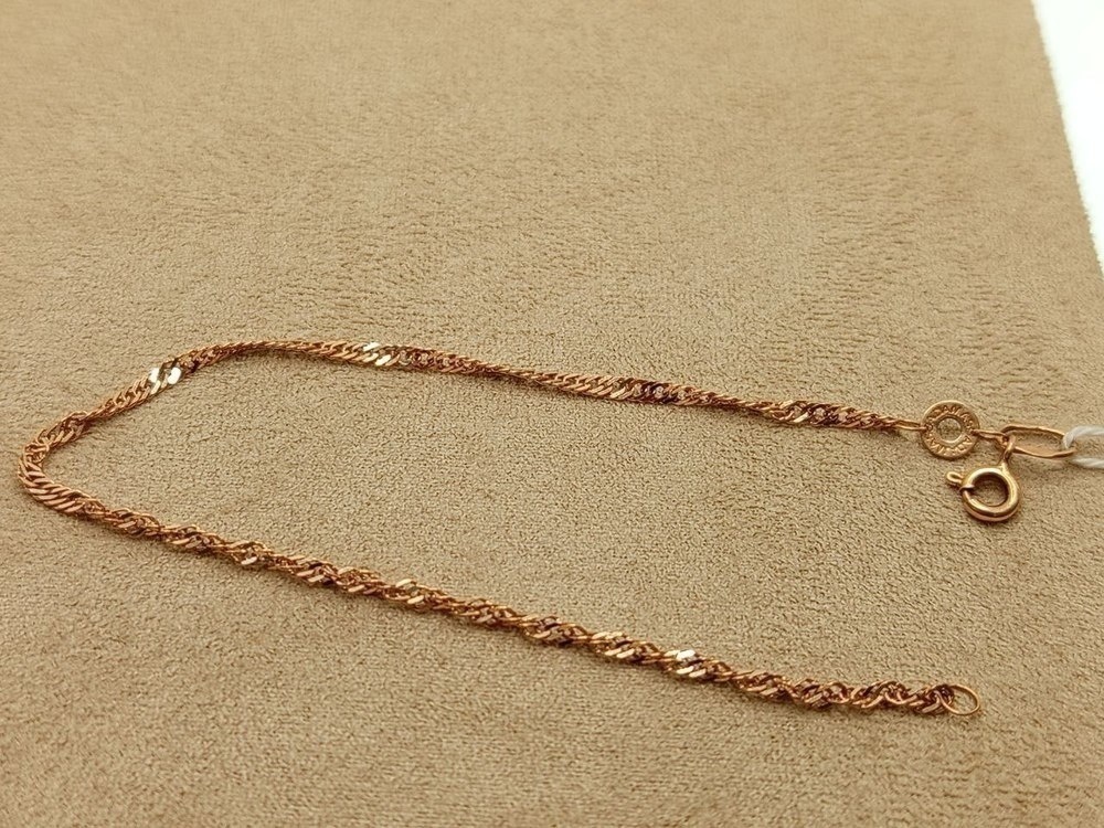 БРАСЛЕТ ПУСТОТЕЛЫЙ Сингапур Au 585