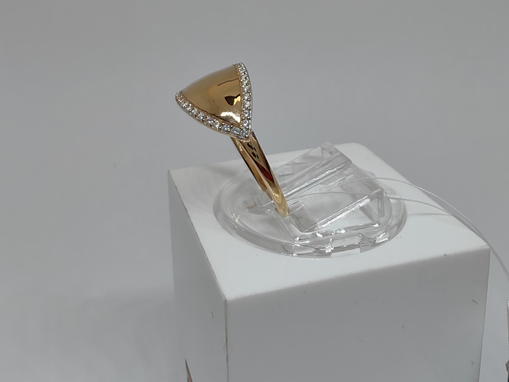 КОЛЬЦО С КАМНЯМИ (Au 585)