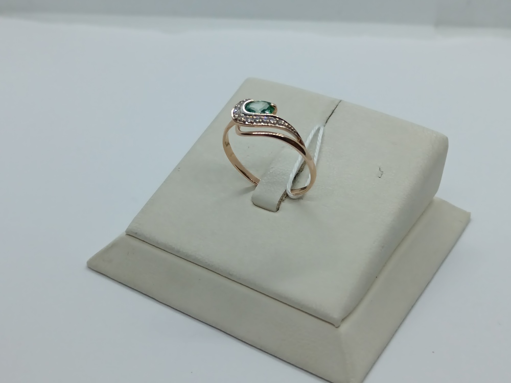 КОЛКМИ585 КОЛЬЦО С КАМНЯМИ (Au 585)