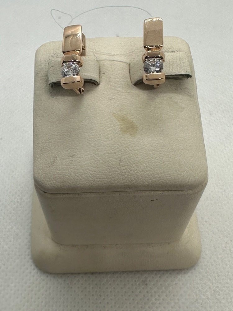 СЕРЬГИ С КАМНЕМ (Au 585) СЕРЬГИ С КАМНЕМ (Au 585)