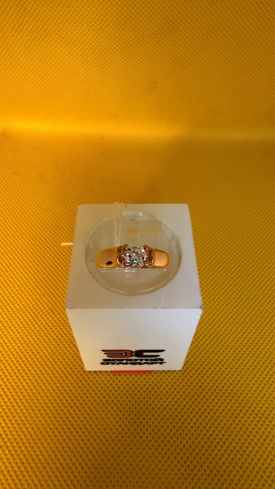 КОЛКМ585 КОЛЬЦО С КАМНЕМ (Au 585)