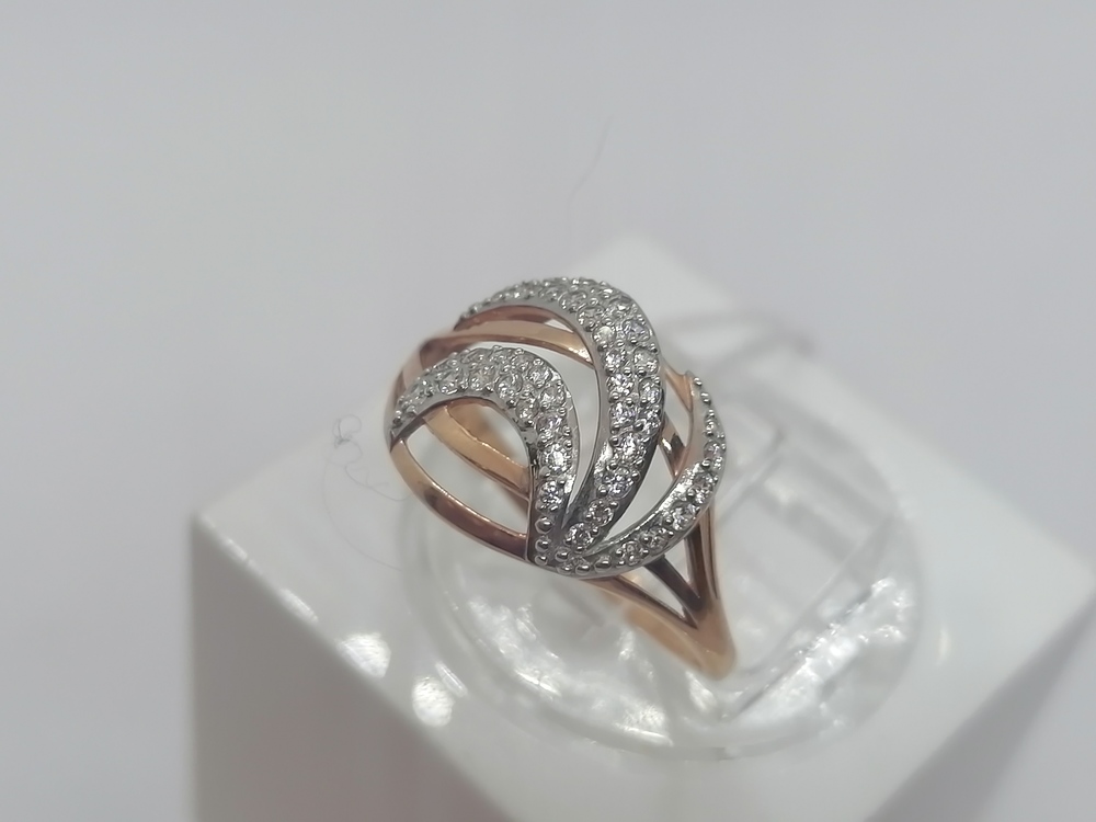 КОЛКМИ585 КОЛЬЦО С КАМНЯМИ (Au 585)
