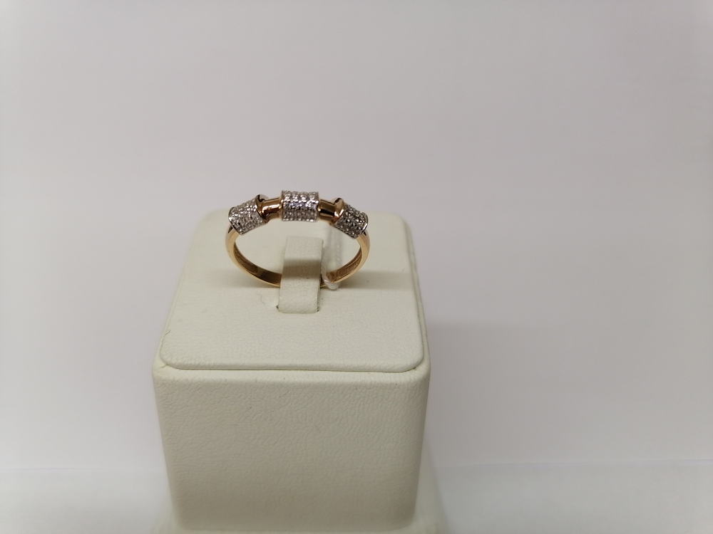 КОЛКМИ585 КОЛЬЦО С КАМНЯМИ (Au 585)