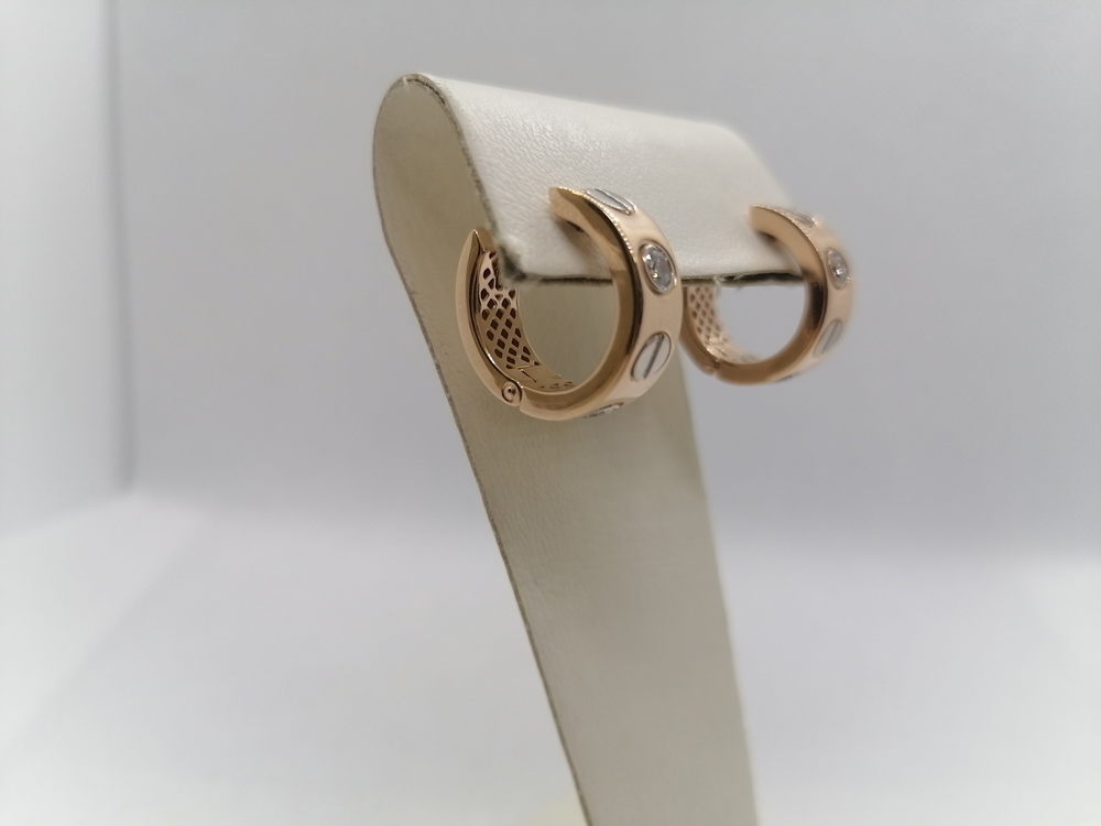 СЕРЬГИ С КАМНЯМИ (Au 585)