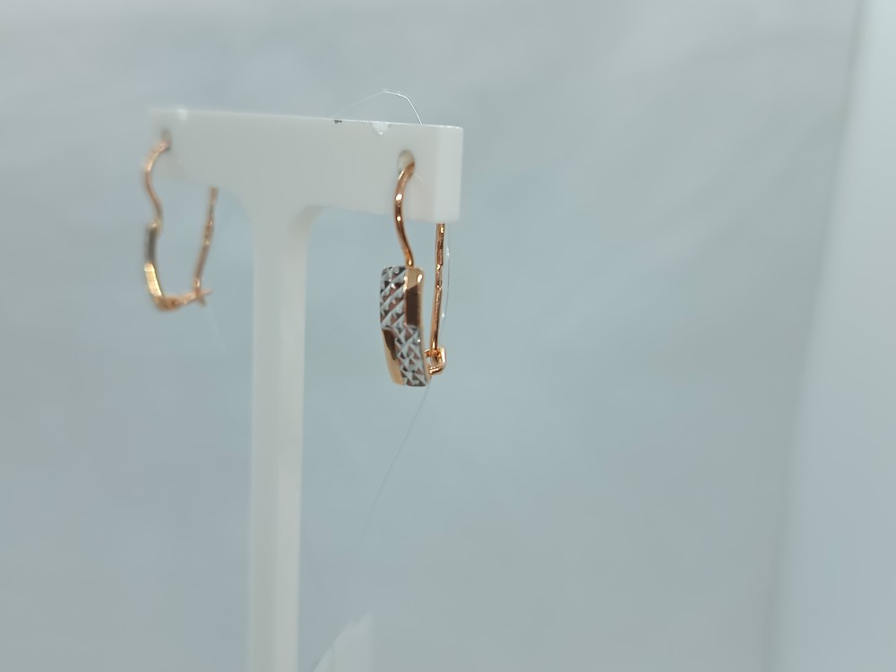 СЕРЬГИ БЕЗ КАМНЯ (Au 585)