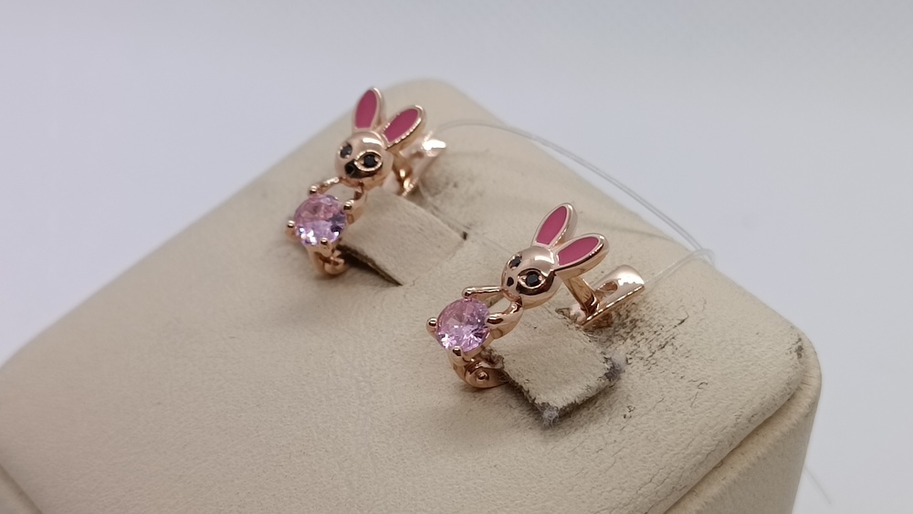 СЕРЬГИ С КАМНЯМИ (Au 585)