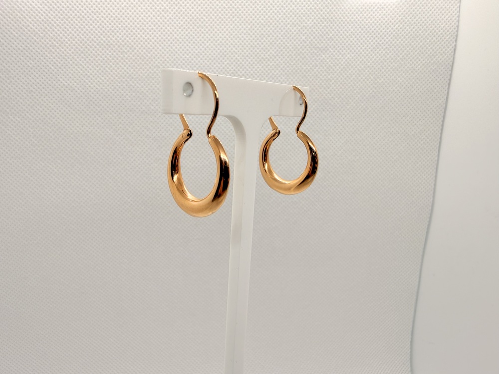 СЕРЬГИ БЕЗ КАМНЯ (Au 585)