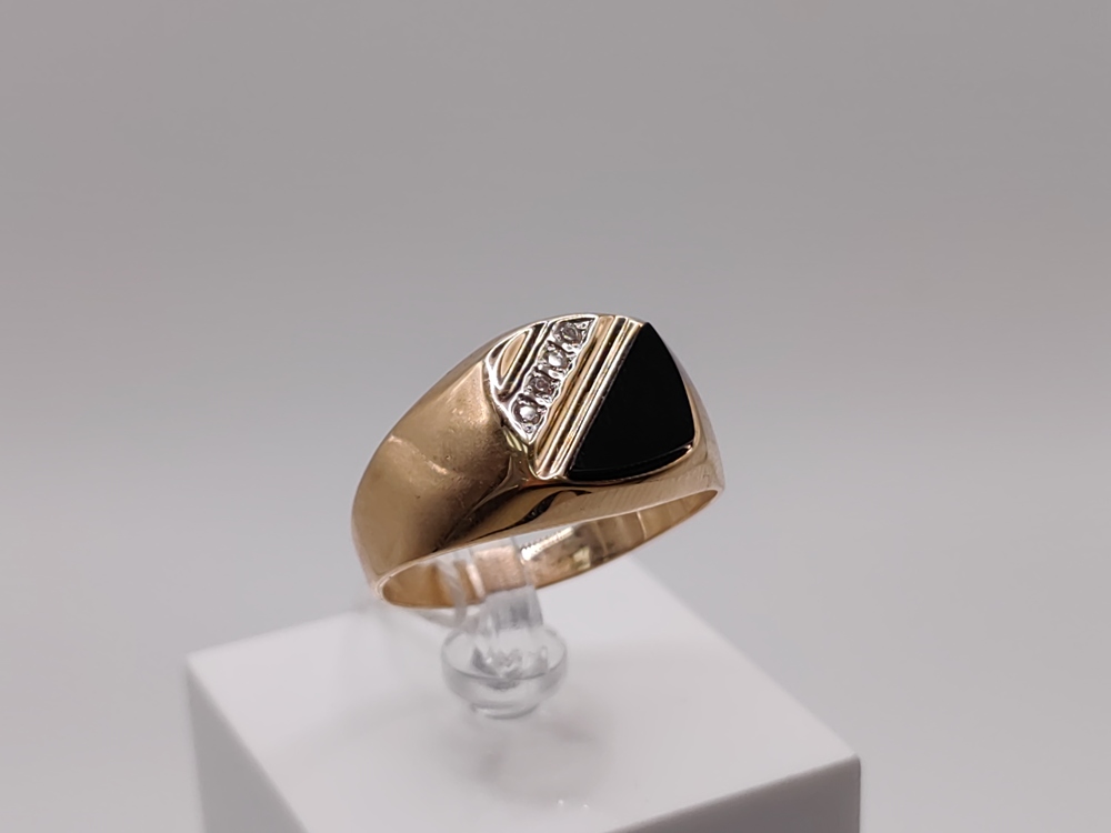 ПЕЧКМИ585 ПЕЧАТКА С КАМНЯМИ (Au 585)