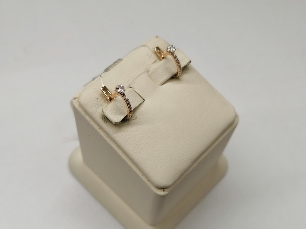 СЕРЬГИ С КАМНЯМИ (Au 585)