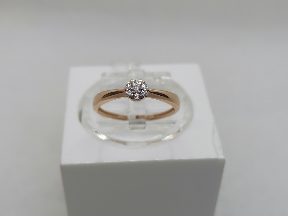 КОЛКМИ585 КОЛЬЦО С КАМНЯМИ (Au 585)