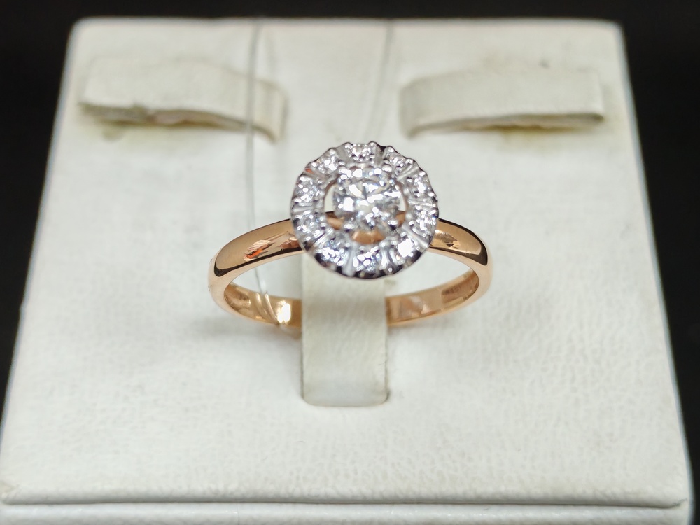 КОЛЬЦО БРИЛЛИАНТ (Au 585)