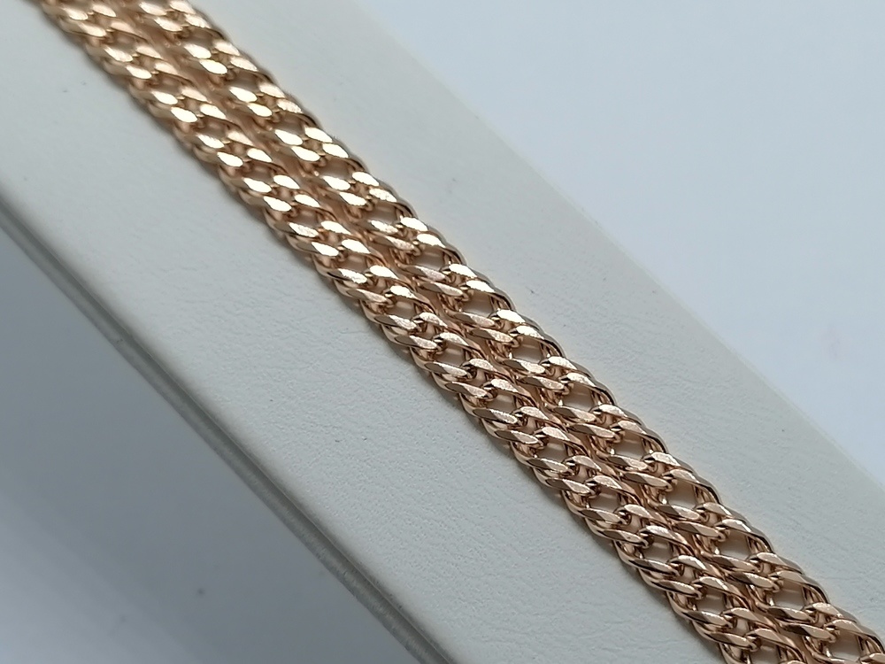 ЦЛР2585 ЦЕПЬ ПОЛНОВЕСНАЯ Ромб двойной (Au 585)