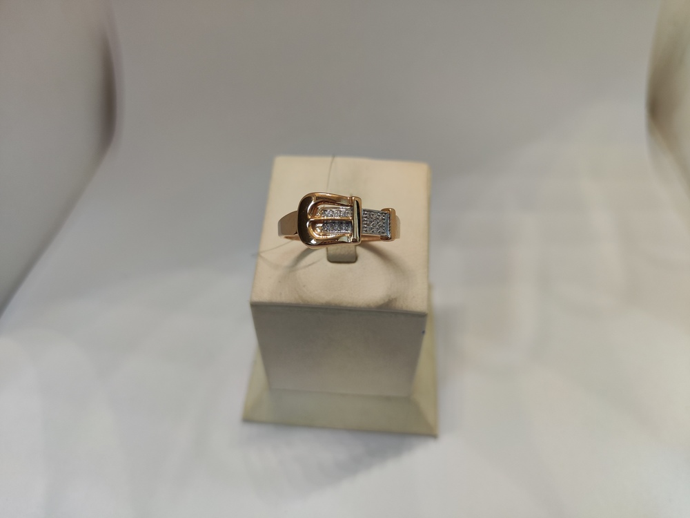 КОЛЬЦО С КАМНЯМИ (Au 585)