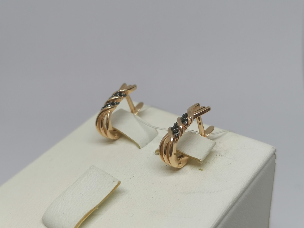 04-52-0800-04 СЕРЬГИ С КАМНЯМИ (Au 585)