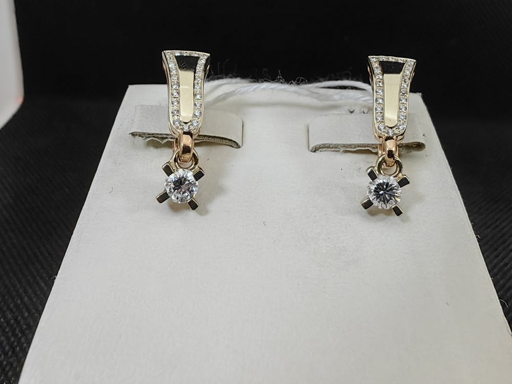 СЕРЬГИ БРИЛЛИАНТ (Au 585)