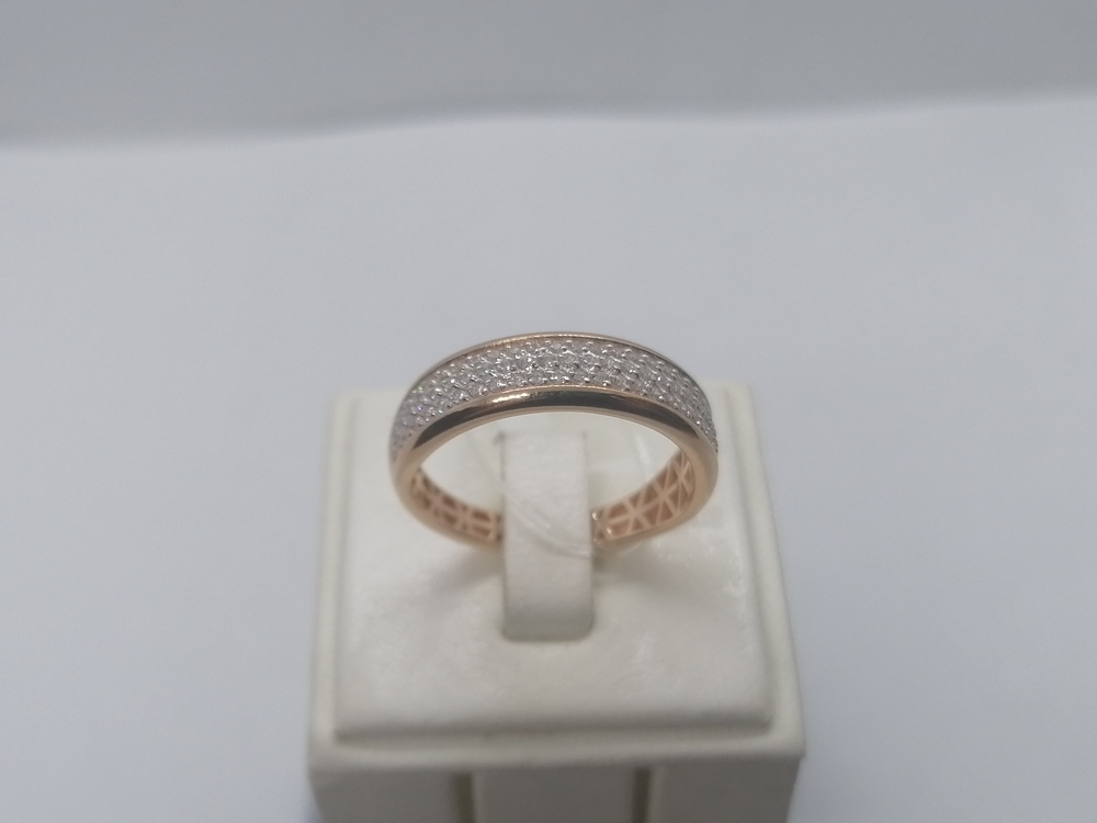 КОЛЬЦО С КАМНЯМИ (Au 585)