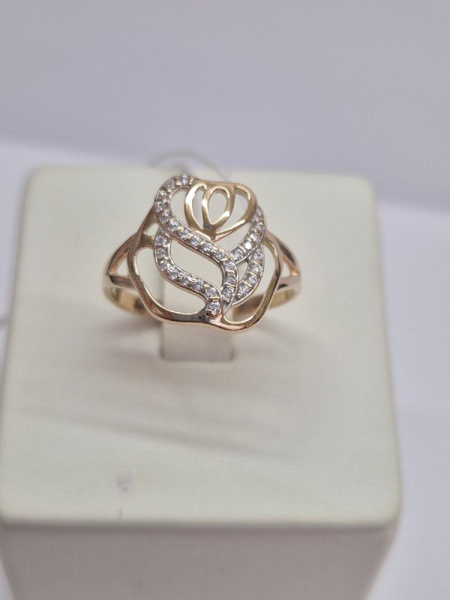 КОЛКМИ585 КОЛЬЦО С КАМНЯМИ (Au 585)