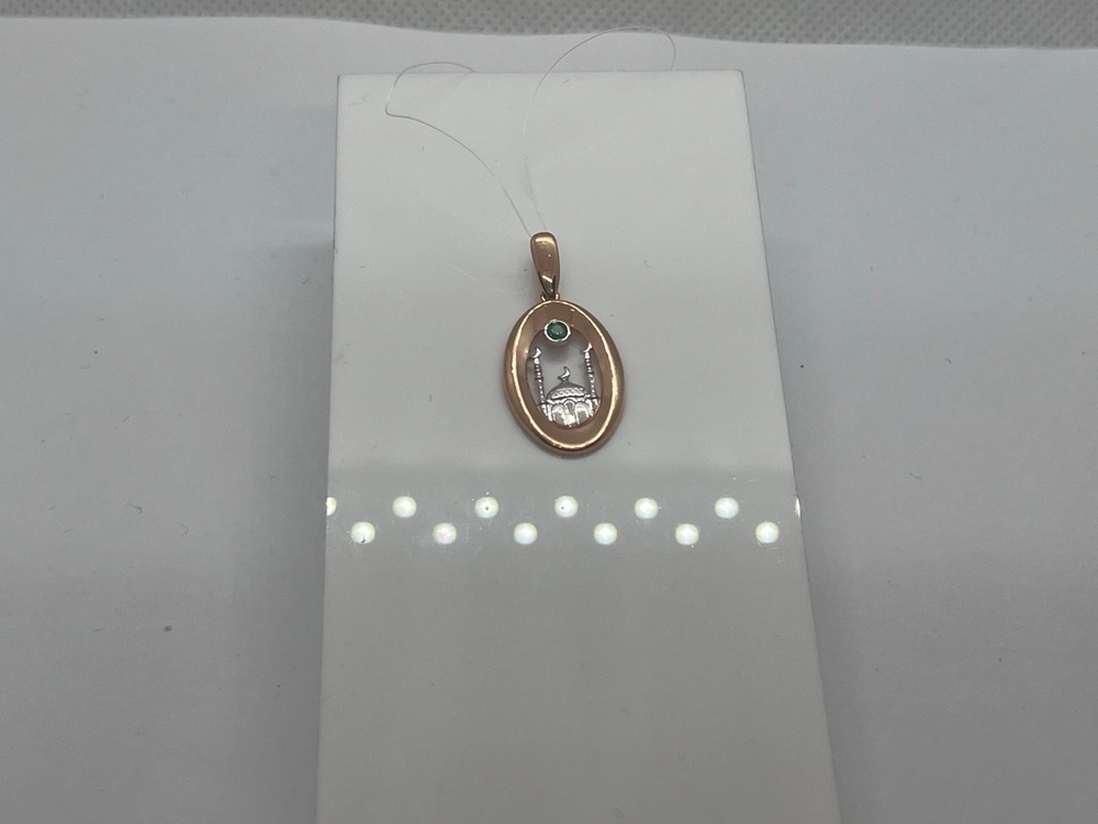 ПОДВЕСКА МЕЧЕТЬ с камнем (Au 585)