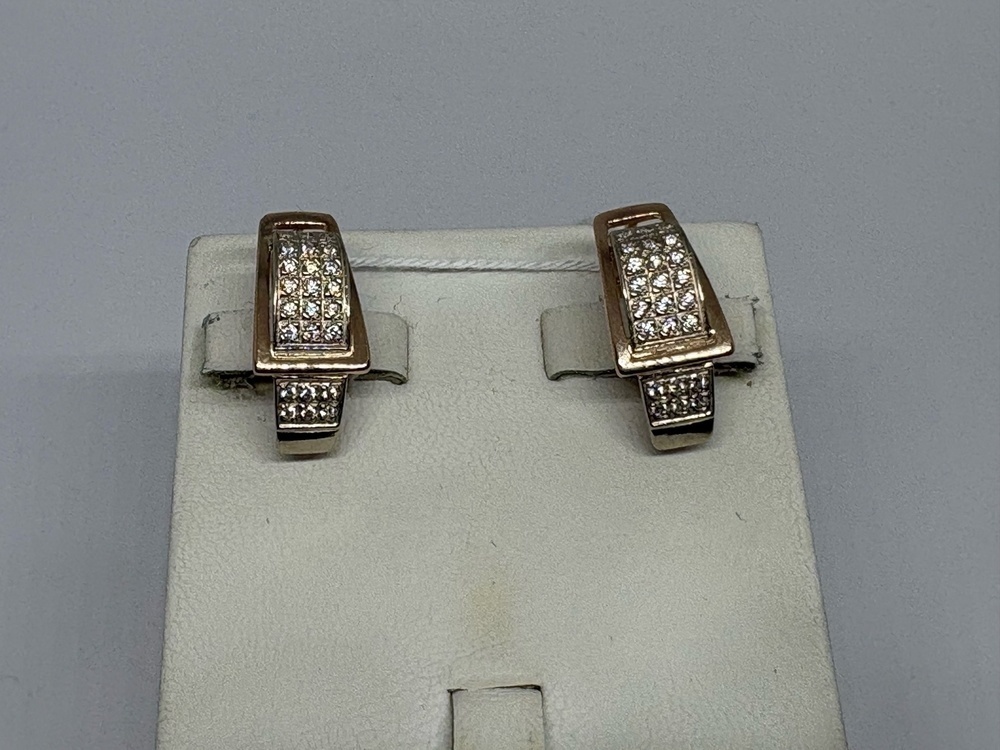 СЕРЬГИ С КАМНЯМИ (Au 585)