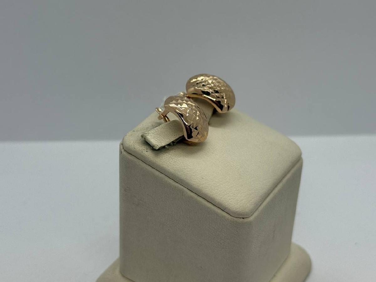 СЕРЬГИ БЕЗ КАМНЯ (Au 585)