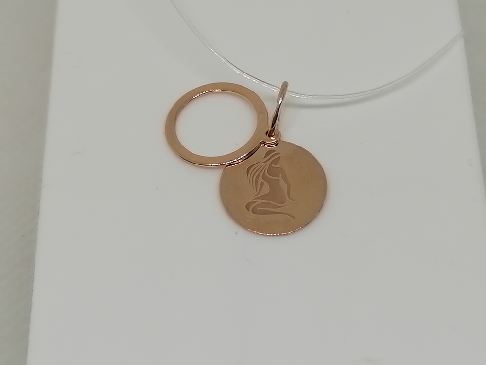 ПОДВЕСКА ЗНАК ЗОДИАКА ДЕВА (Au 585)