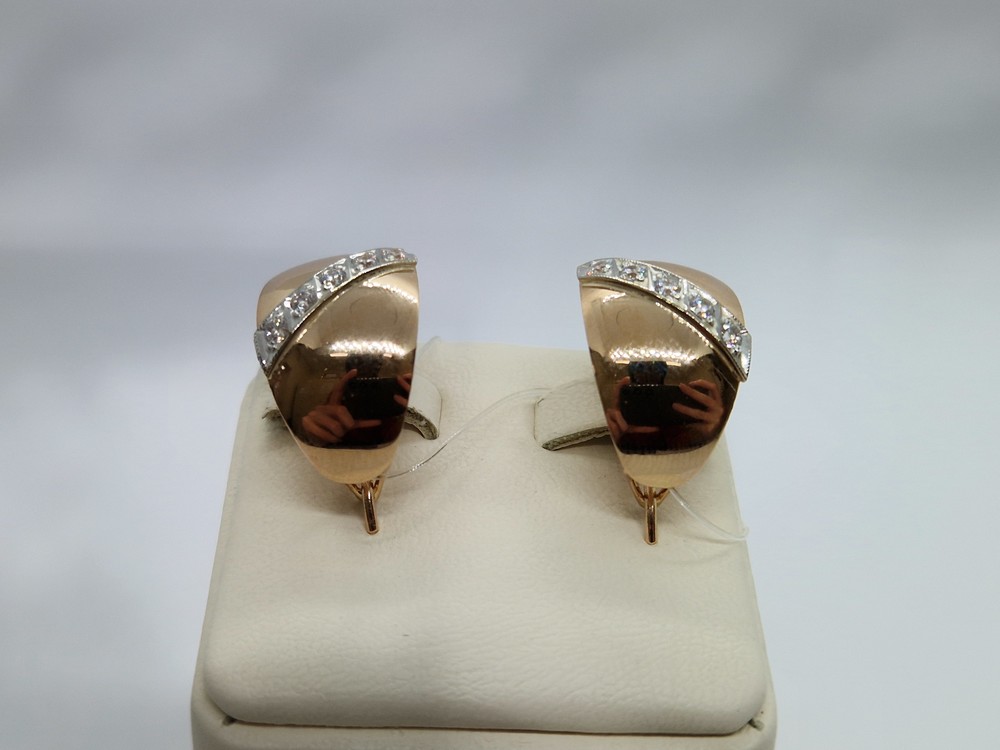 СЕРЬГИ С КАМНЯМИ (Au 585)