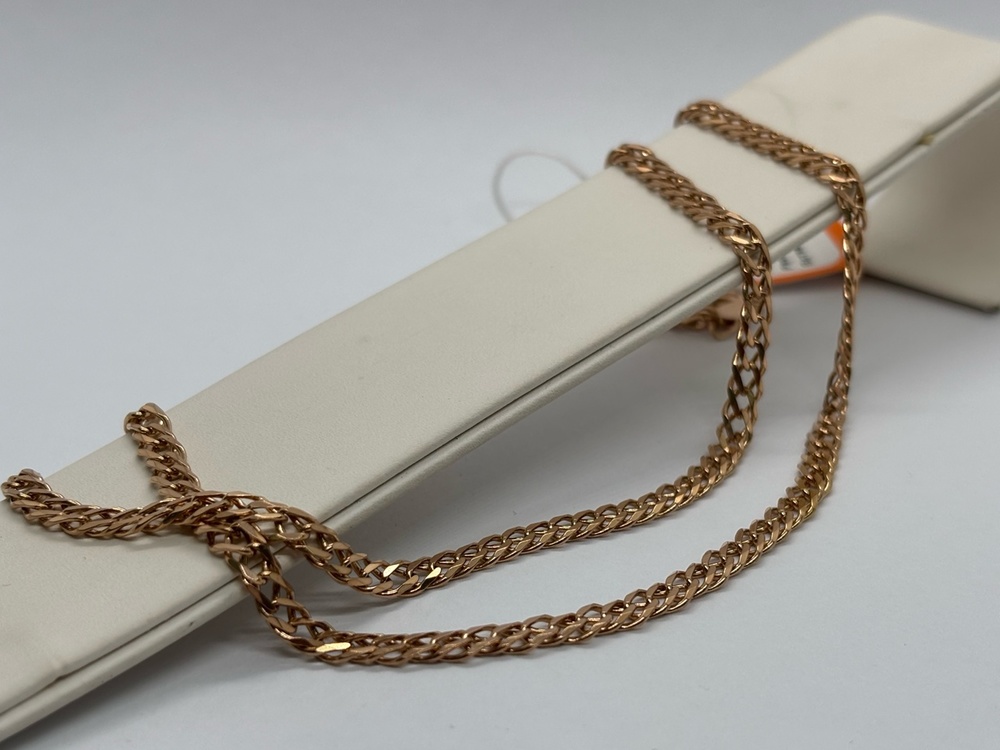 ЦЕПЬ ПОЛНОВЕСНАЯ Ромб двойной (Au 585)