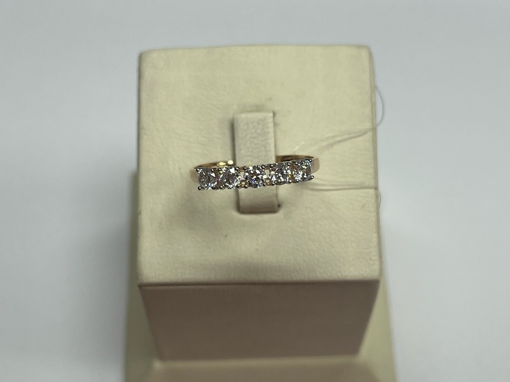 КОЛЬЦО С КАМНЯМИ (Au 585)