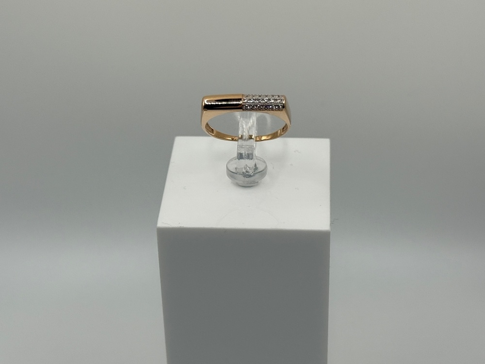 КОЛЬЦО С КАМНЯМИ (Au 585)