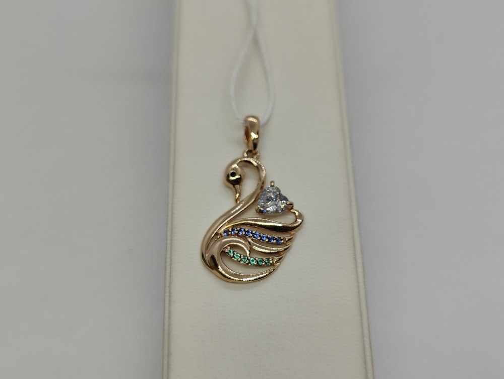 ПОДВЕСКА С КАМНЯМИ (Au 585)