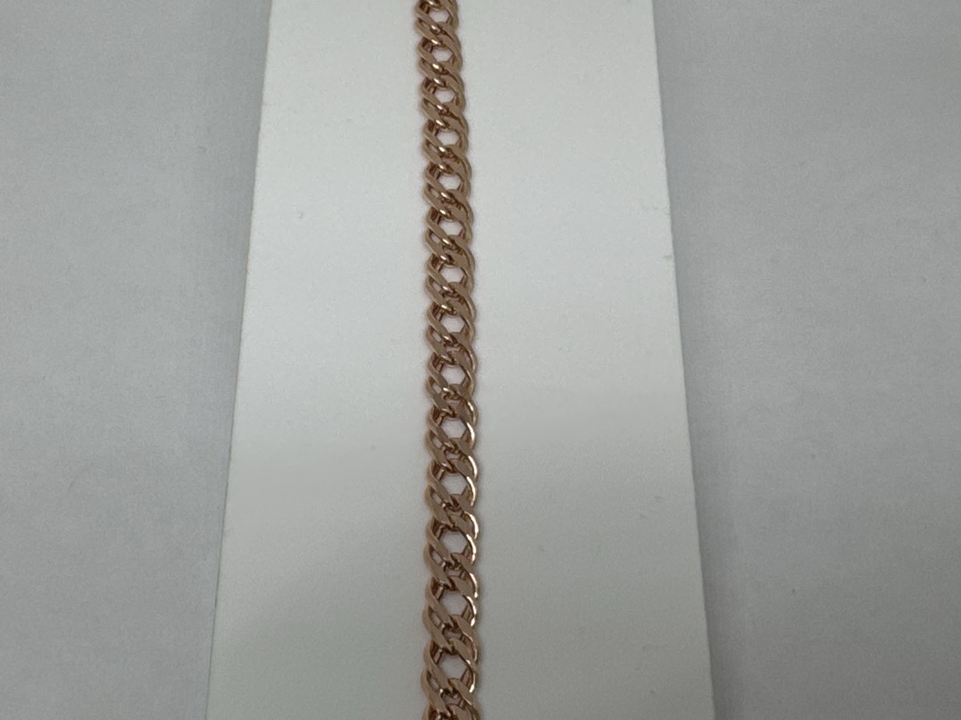 БРАСЛЕТ ПУСТОТЕЛЫЙ Ромб двойной (Au 585)