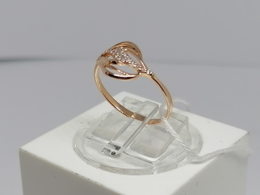 КОЛКМИ585 КОЛЬЦО С КАМНЯМИ (Au 585)