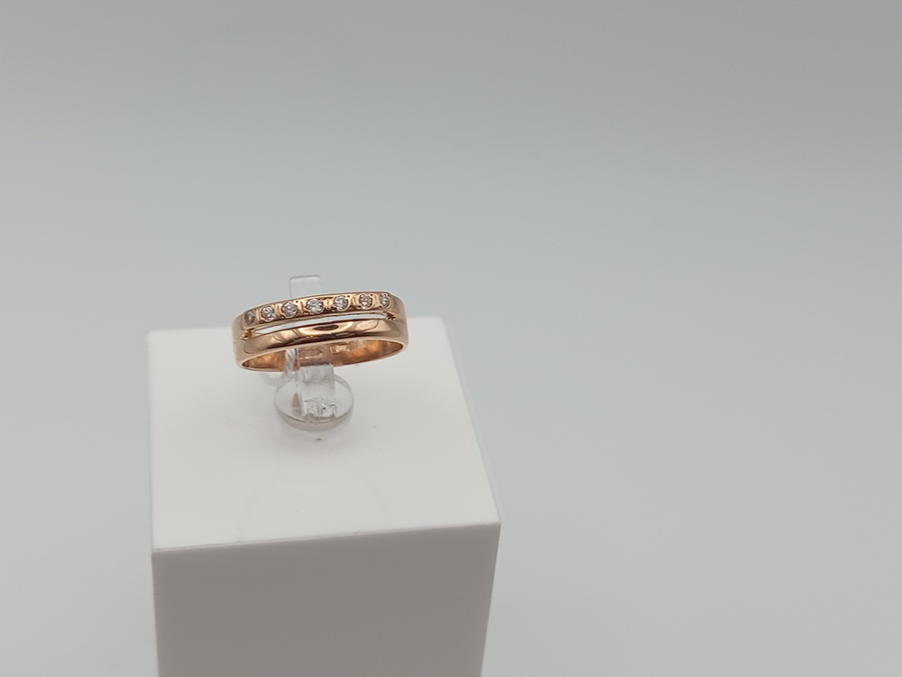 КОЛКМИ585 КОЛЬЦО С КАМНЯМИ (Au 585)