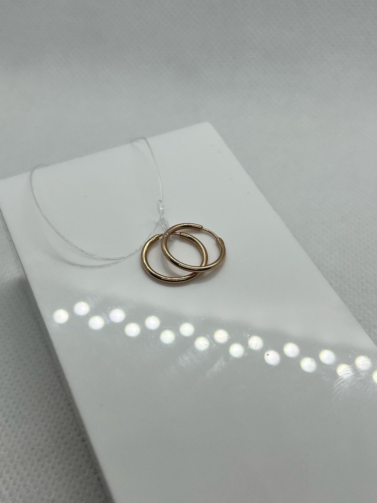 СЕРЬГИ КОНГО без камня (Au 585)